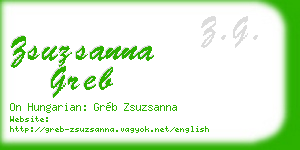 zsuzsanna greb business card